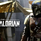 Your first look at The Mandalorian’s title treatment. There’s a Mandalorian! Inside The Mandalorian!!